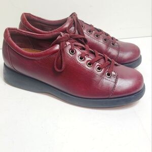 Naturalizer 90s Inspo Grunge Emo Dark Academia Lace Up Wedge Shoes Size 10